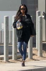ZOE SALDANA Out in Los Angeles 10/14/2018