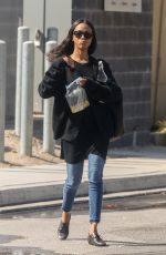 ZOE SALDANA Out in Los Angeles 10/14/2018