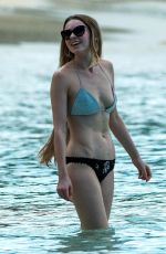 ZOE SALMON in Bikini at a Beach in Barbados 10/28/2018