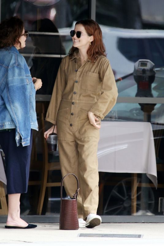 ZOEY DEUTCH Leaves Joan’s on Third in Los Angeles 10/04/2018