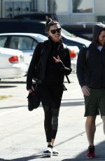 ADRIANA LIMA Heading to a Gym in Miami 11/28/2018
