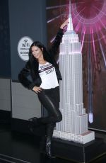 ADRIANA LIMA Lighting Empire State Building in New York 11/07/2018
