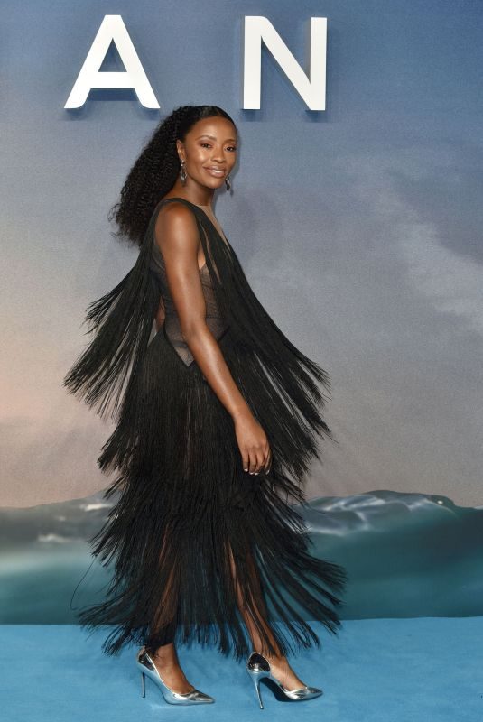 AJ ODUDU at Aquaman Premiere in London 11/26/2018