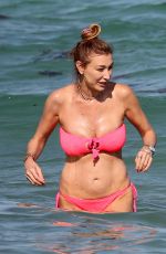 ALANA and MARIELLE HADID in Bikinis at a Beach in Miami 11/21/2018