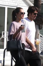 ALESSANDRA AMBROSIO and Nicolo Oddi Out for Breakfast in Venice Beach 11/26/2018