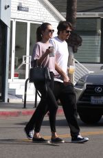 ALESSANDRA AMBROSIO and Nicolo Oddi Out for Breakfast in Venice Beach 11/26/2018
