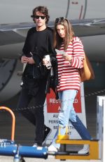 ALESSANDRA AMBROSIO at Airport in Burbank 11/21/2018