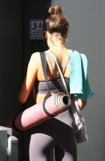 ALESSANDRA AMBROSIO at Morning Yoga Class in Brentwood 11/12/2018