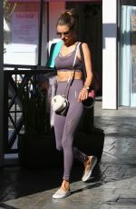 ALESSANDRA AMBROSIO at Morning Yoga Class in Brentwood 11/12/2018
