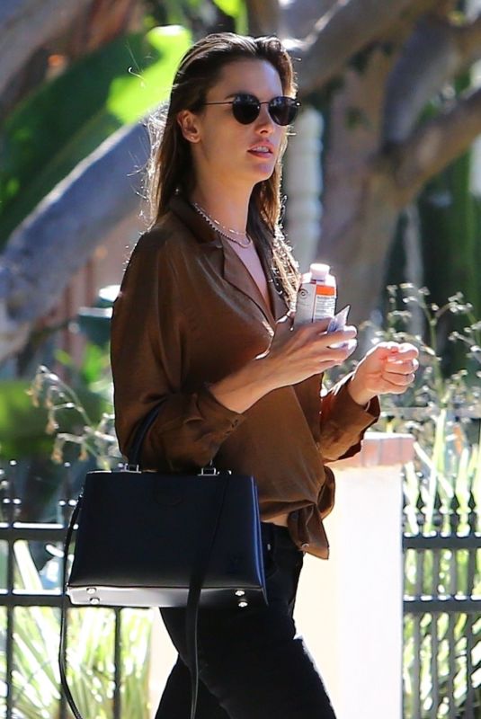 ALESSANDRA AMBROSIO at Petit Ermitage in West Hollywood 11/14/2018