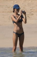 ALESSANDRA AMBROSIO in Bikini on the Beach in Cabo San Lucas 11/04/2018