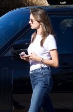 ALESSANDRA AMBROSIO in Denim Out in Los Angeles 11/02/2018