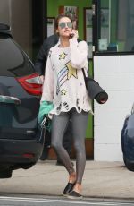 ALESSANDRA AMBROSIO Leaves Morning Yoga Class in Los Angeles 11/19/2018