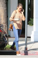 ALESSANDRA AMBROSIO Leaves Pacific Coast Sports Medicine in Brentwood 11/08/2018