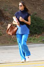 ALESSANDRA AMBROSIO Leaves Smashbox Studios in Pacific Palisades 11/28/2018