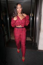 ALEXANDRA BURKE Leaves Mayfair Hotel in London 11/19/2018