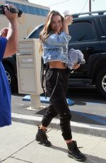 ALEXIS REN Arrives at Dancing with the Stars Studio in Los Angeles 11/08/2018