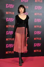 ALICE PAGANI at Baby TV Series Photocall in Rome 11/27/2018