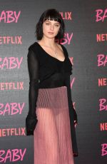 ALICE PAGANI at Baby TV Series Photocall in Rome 11/27/2018