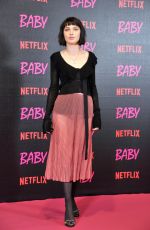 ALICE PAGANI at Baby TV Series Photocall in Rome 11/27/2018