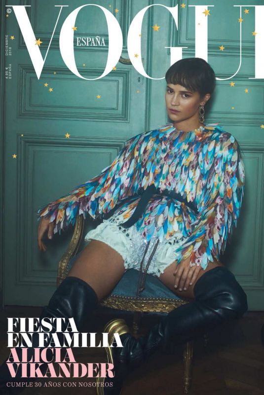 ALICIA VIKANDER in Vogue Magazine, Spain December 2018