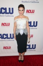 ALYSSA MILANO at Aclu Bill of Rights Dinner in Beverly Hills 11/11/2018