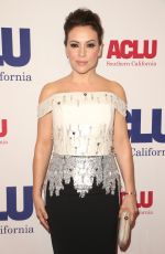 ALYSSA MILANO at Aclu Bill of Rights Dinner in Beverly Hills 11/11/2018
