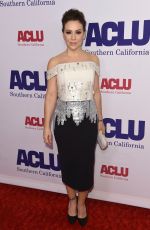 ALYSSA MILANO at Aclu Bill of Rights Dinner in Beverly Hills 11/11/2018