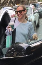 AMANDA SEYFRIED Leaves Kate Somerville in West Hollywood 11/29/2018