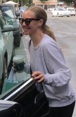 AMANDA SEYFRIED Leaves Kate Somerville in West Hollywood 11/29/2018