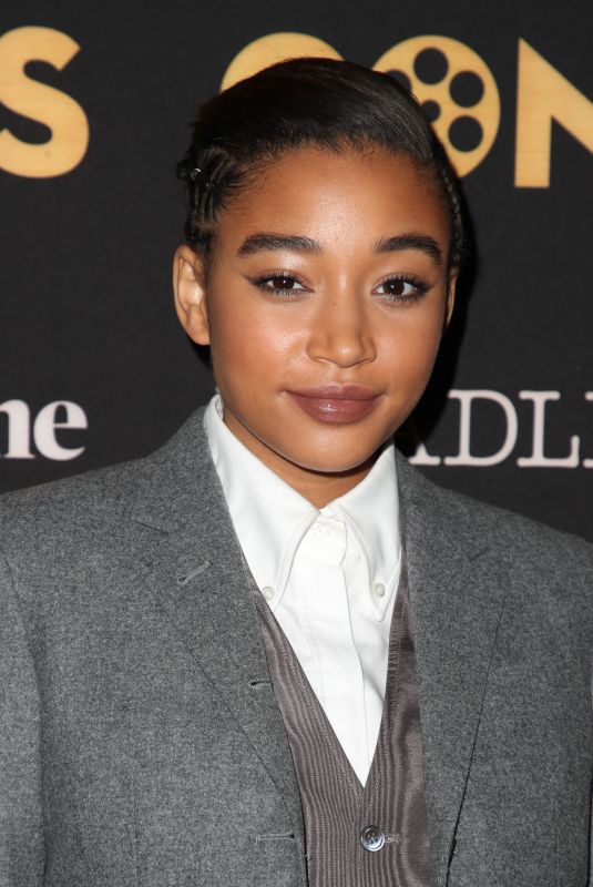 AMANDLA STENBERG at Deadline Contenders in Los Angeles 11/03/2018