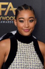 AMANDLA STENBERG at Hollywood Film Awards in Los Angeles 11/04/2018