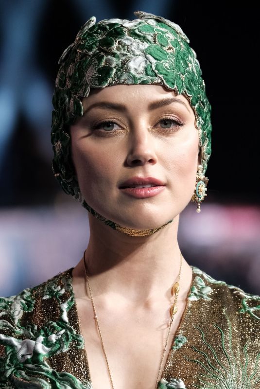 AMBER HEARD at Aquaman Premiere in London 11/26/2018