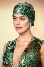 AMBER HEARD at Aquaman Premiere in London 11/26/2018