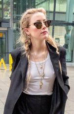 AMBER HEARD at Heathrow Airport in London 11/24/2018