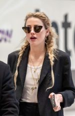 AMBER HEARD at Heathrow Airport in London 11/24/2018