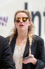AMBER HEARD at Heathrow Airport in London 11/24/2018