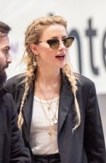 AMBER HEARD at Heathrow Airport in London 11/24/2018