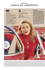 AMBER HEARD in Glamour Magazine, January 2019