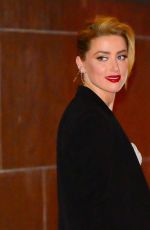 AMBER HEARD Out and About in New York 11/12/2018