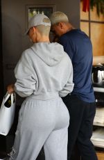 AMBER ROSE at Il Pastaio in Beverly Hills 11/27/2018