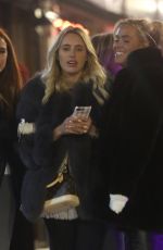 AMBER TURNER and CHLOE MEADOWS Night Out in London 11/23/2018