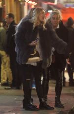 AMBER TURNER and CHLOE MEADOWS Night Out in London 11/23/2018