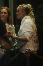 AMBER TURNER and CHLOE MEADOWS Night Out in London 11/23/2018