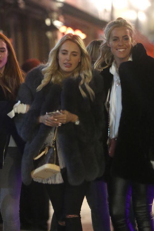 AMBER TURNER and CHLOE MEADOWS Night Out in London 11/23/2018