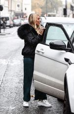 AMBER TURNER Leaves Bentley Hotel in London 11/09/2018