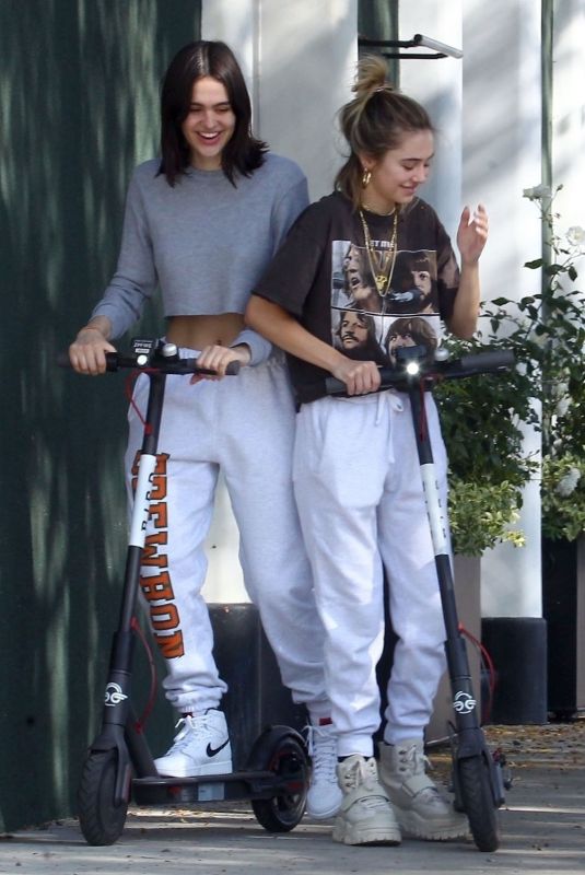 AMELIA and DELILAH HAMLIN Out in West Hollywood 11/18/2018