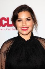 AMERICA FERRERA at Aclu Bill of Rights Dinner in Beverly Hills 11/11/2018