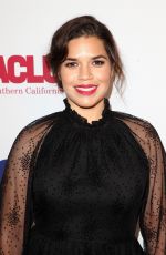 AMERICA FERRERA at Aclu Bill of Rights Dinner in Beverly Hills 11/11/2018