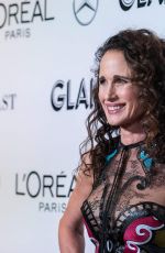 ANDIE MACDOWELL at Glamour Women of the Year Summit: Women Rise in New York 11/11/2018